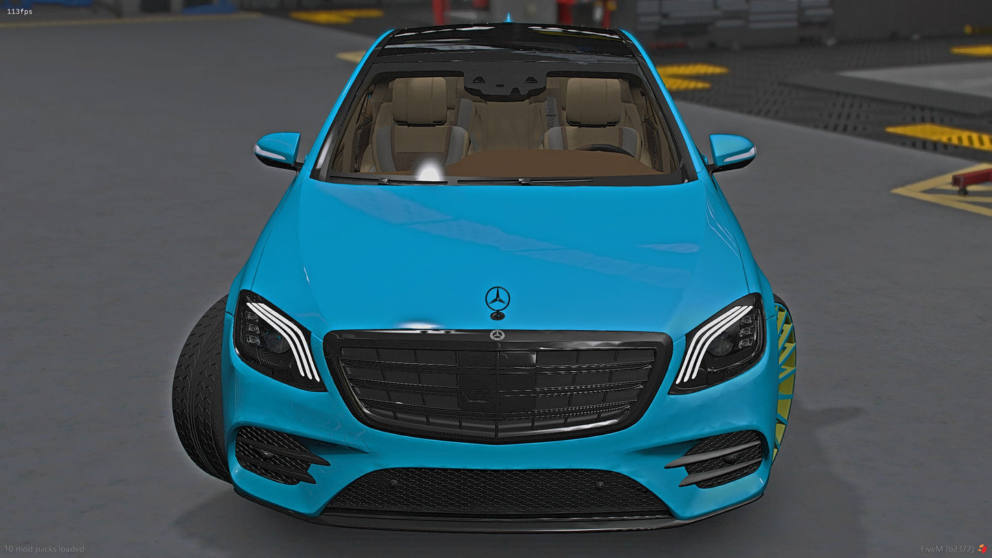 2018 Mercedes S450 Blacked on 26" Forgiatos