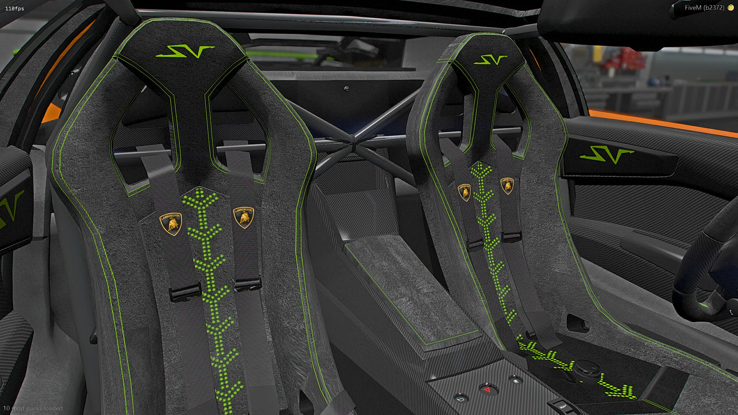 2008 lamborghini Murcielago SV LP670-4 Twin Turbo Carbon Tron Design