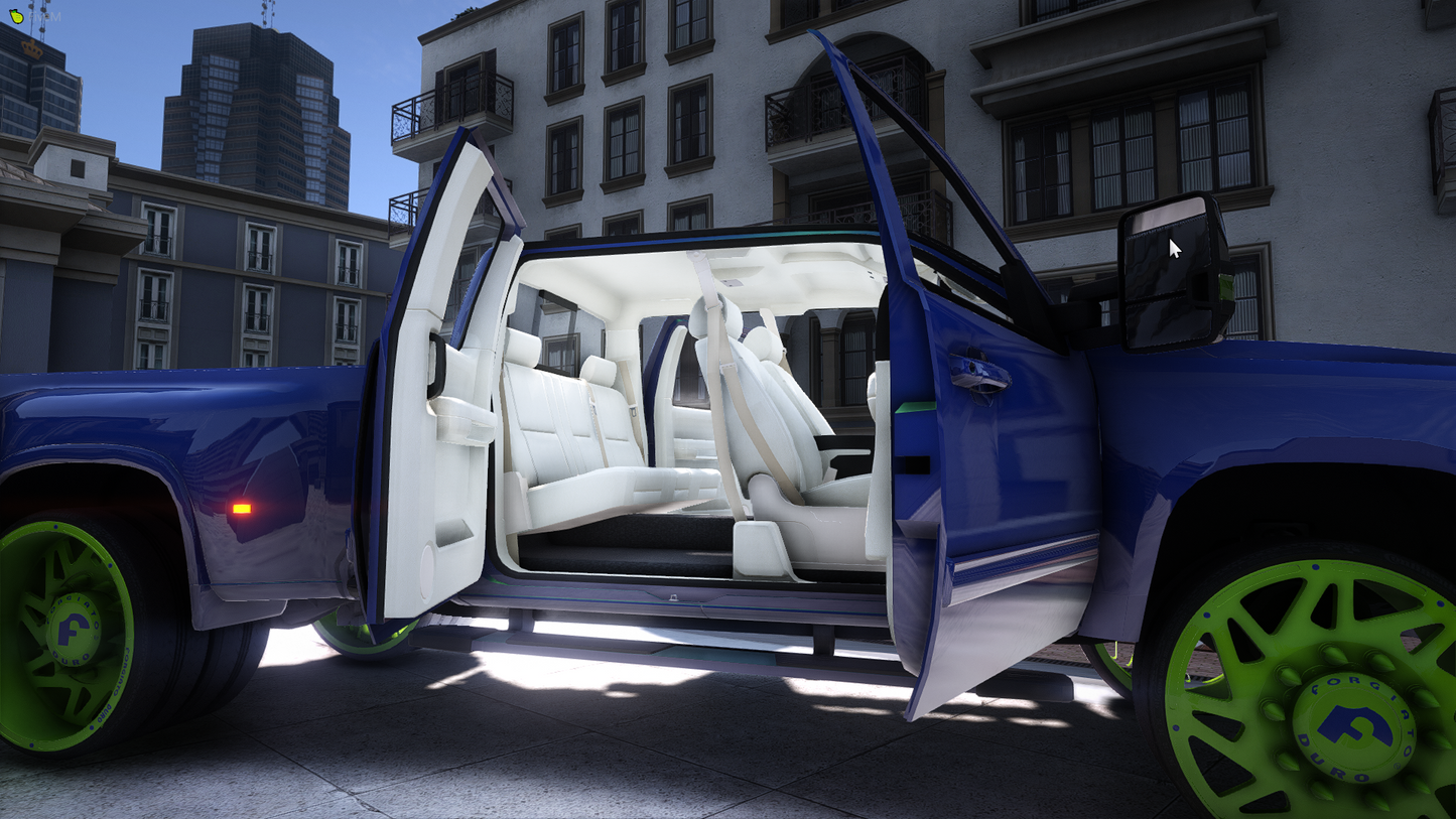 2015 Chevy Tahoe 3500 Dually Custom on 30" Forgiatos