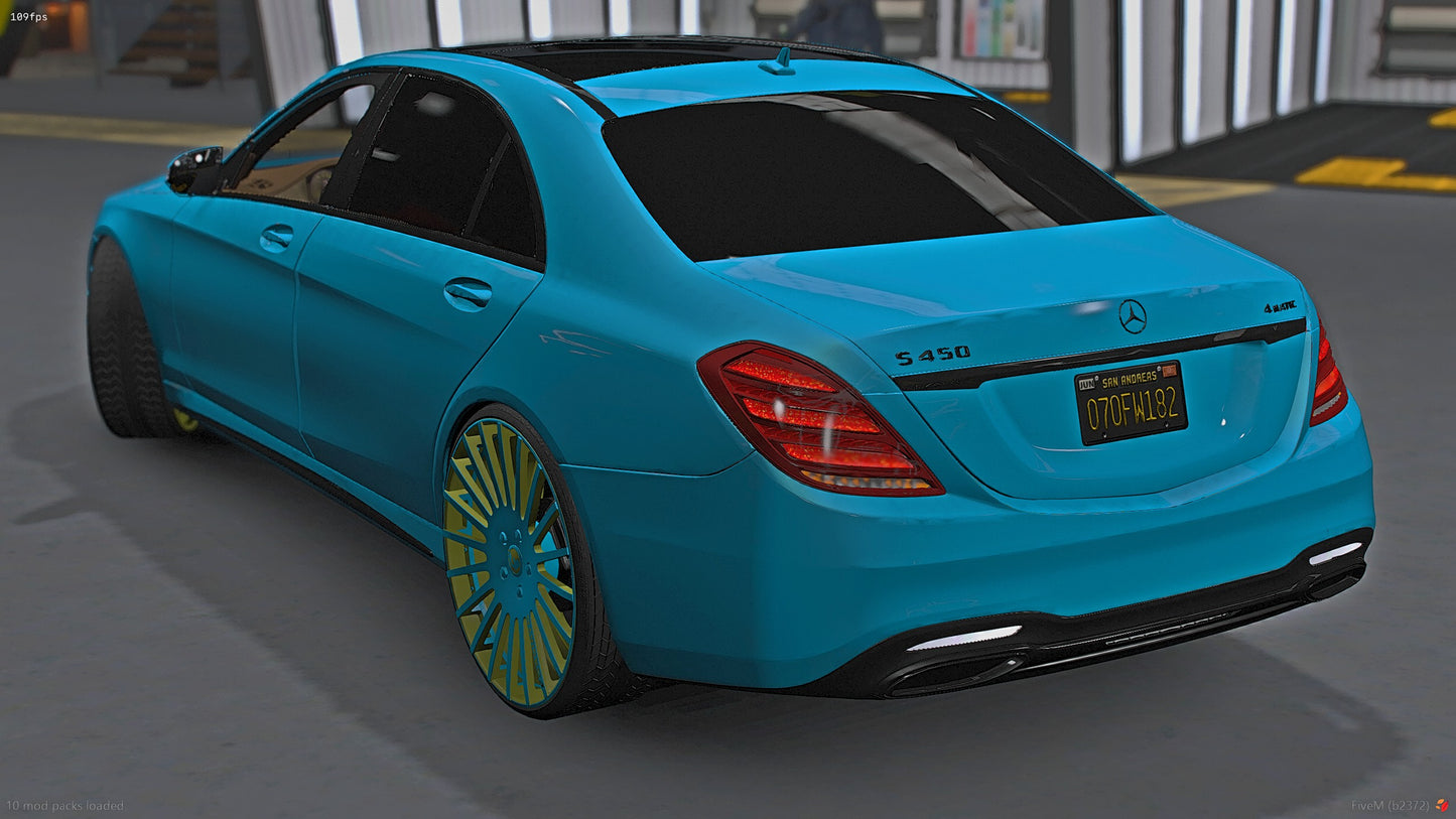 2018 Mercedes S450 Blacked on 26" Forgiatos