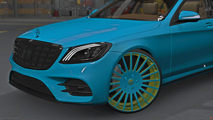 2018 Mercedes S450 Blacked on 26" Forgiatos