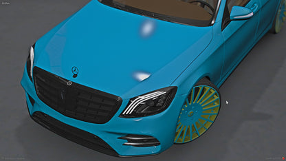 2018 Mercedes S450 Blacked on 26" Forgiatos