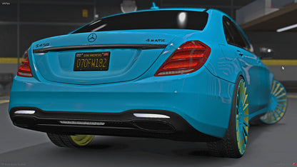 2018 Mercedes S450 Blacked on 26" Forgiatos