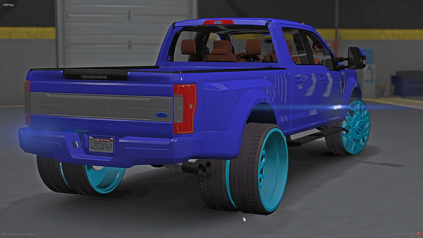 2020 Ford F350 Dually King Ranch on 32" Twisted Forgis