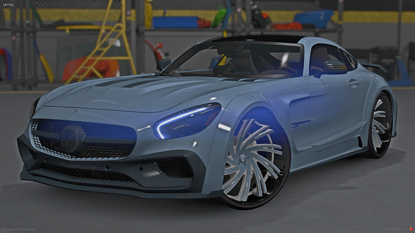 2020 Mercedes AMG GTS Mansory on 24s