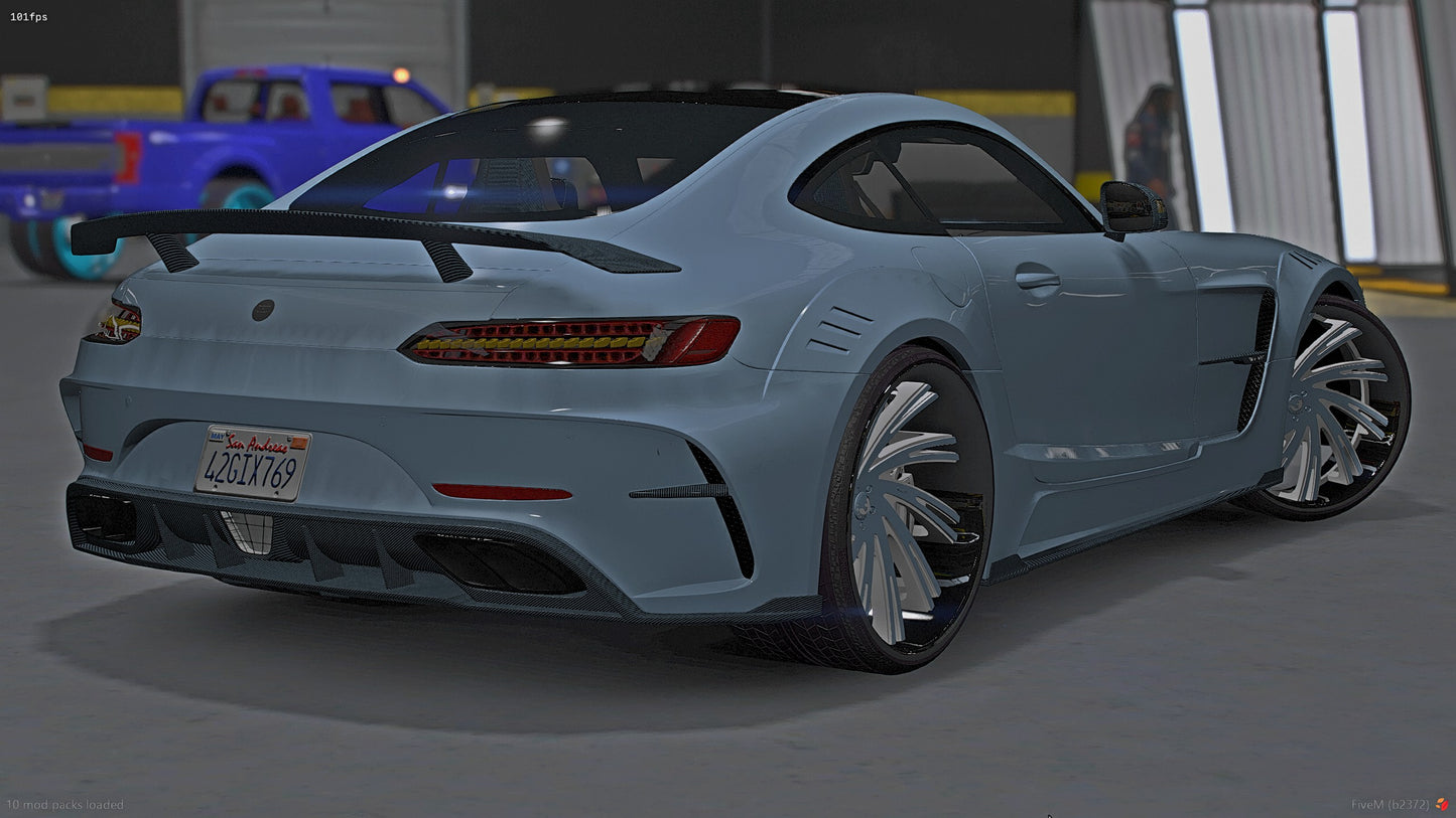 2020 Mercedes AMG GTS Mansory on 24s