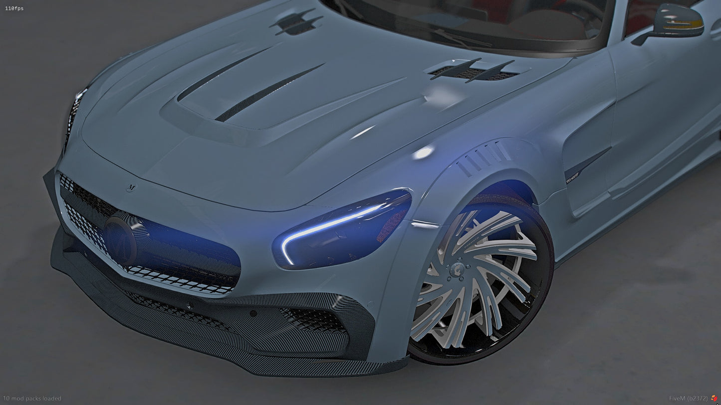 2020 Mercedes AMG GTS Mansory on 24s