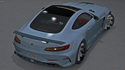 2020 Mercedes AMG GTS Mansory on 24s