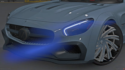 2020 Mercedes AMG GTS Mansory on 24s