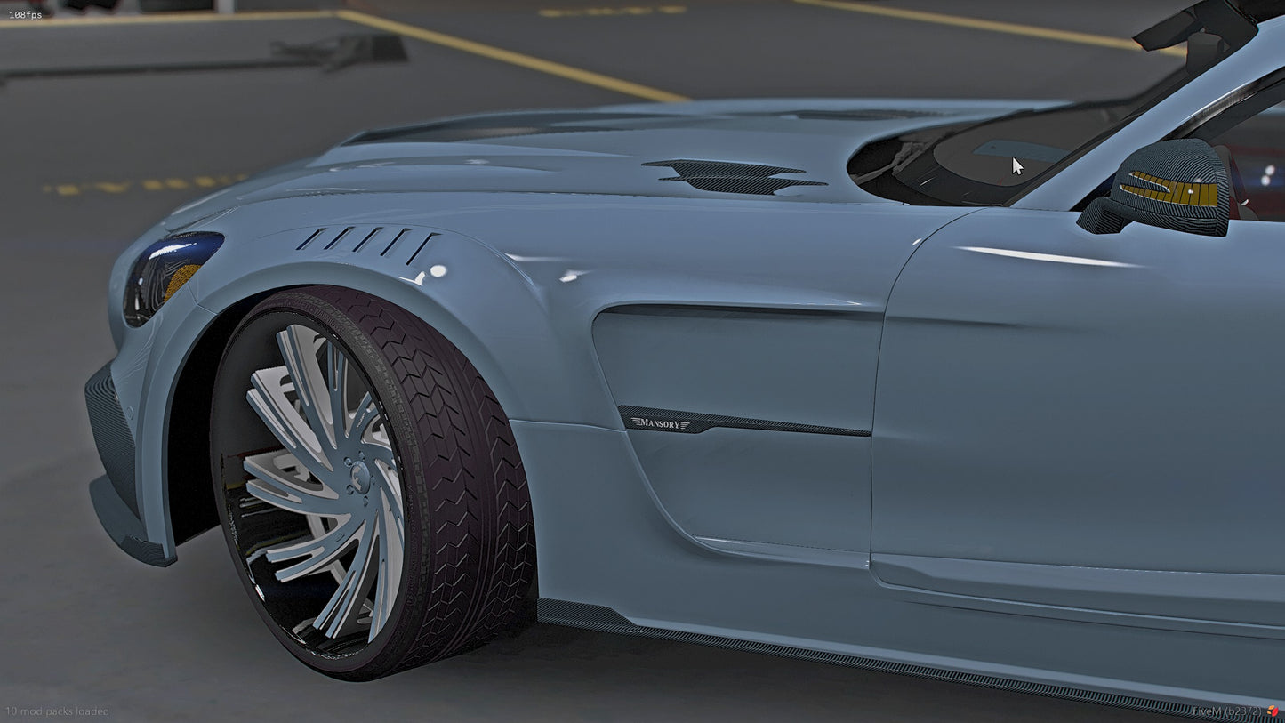 2020 Mercedes AMG GTS Mansory on 24s