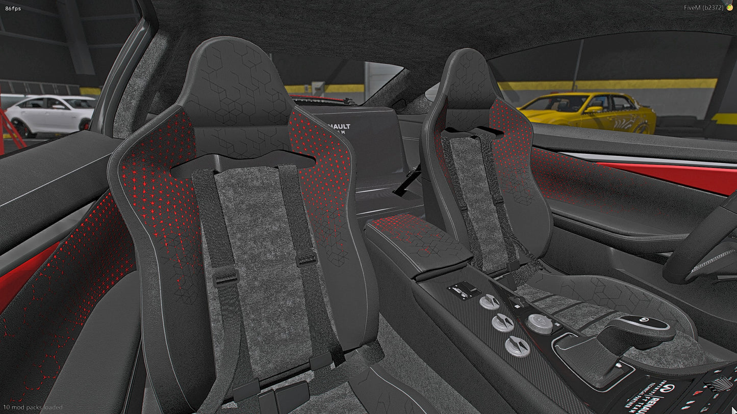 2020 Infiniti Q60 Project Black Series Paint Body on 26" Lexanis