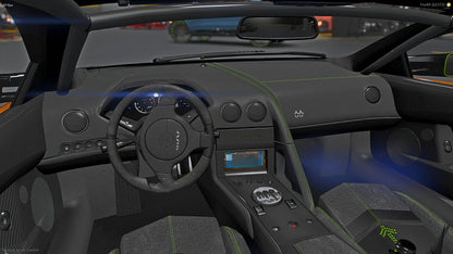 2008 lamborghini Murcielago SV LP670-4 Twin Turbo Carbon Tron Design