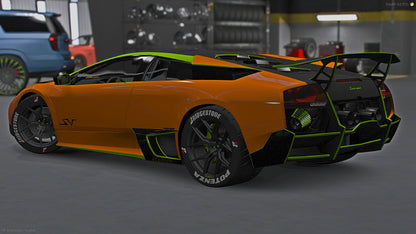 2008 lamborghini Murcielago SV LP670-4 Twin Turbo Carbon Tron Design