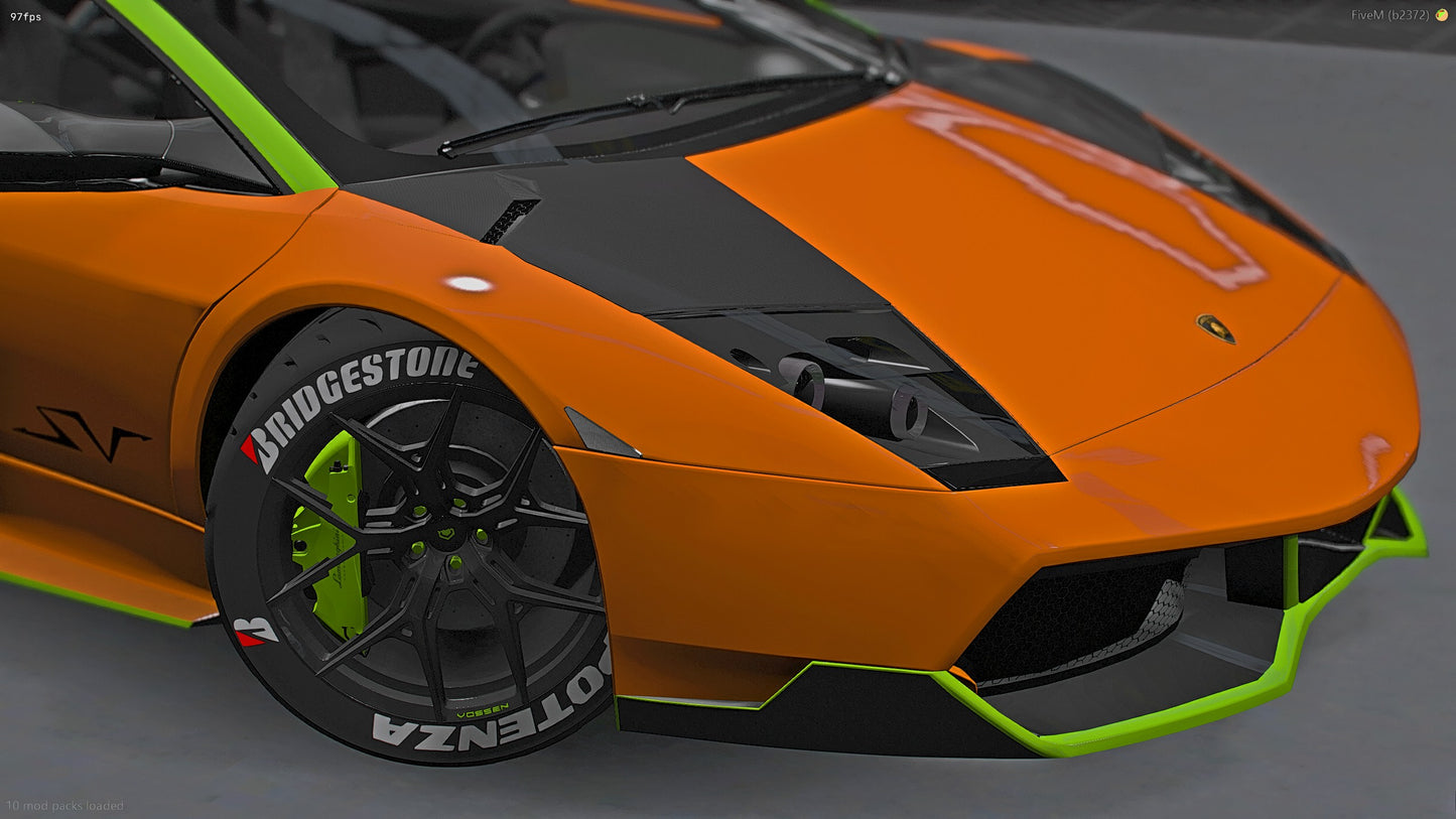 2008 lamborghini Murcielago SV LP670-4 Twin Turbo Carbon Tron Design