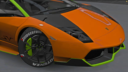 2008 lamborghini Murcielago SV LP670-4 Twin Turbo Carbon Tron Design