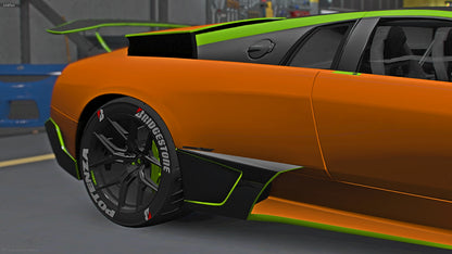 2008 lamborghini Murcielago SV LP670-4 Twin Turbo Carbon Tron Design