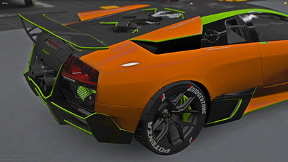 2008 lamborghini Murcielago SV LP670-4 Twin Turbo Carbon Tron Design