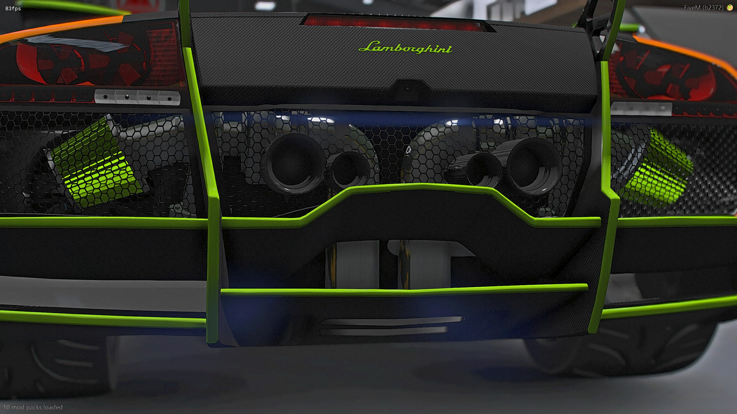 2008 lamborghini Murcielago SV LP670-4 Twin Turbo Carbon Tron Design