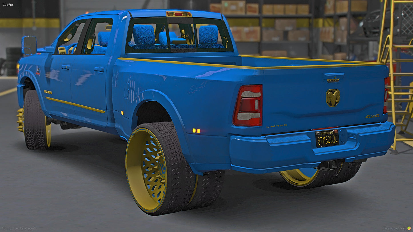 2020 Ram Dually & Gooseneck Rim Matched Corleone Forged Trailer Pack