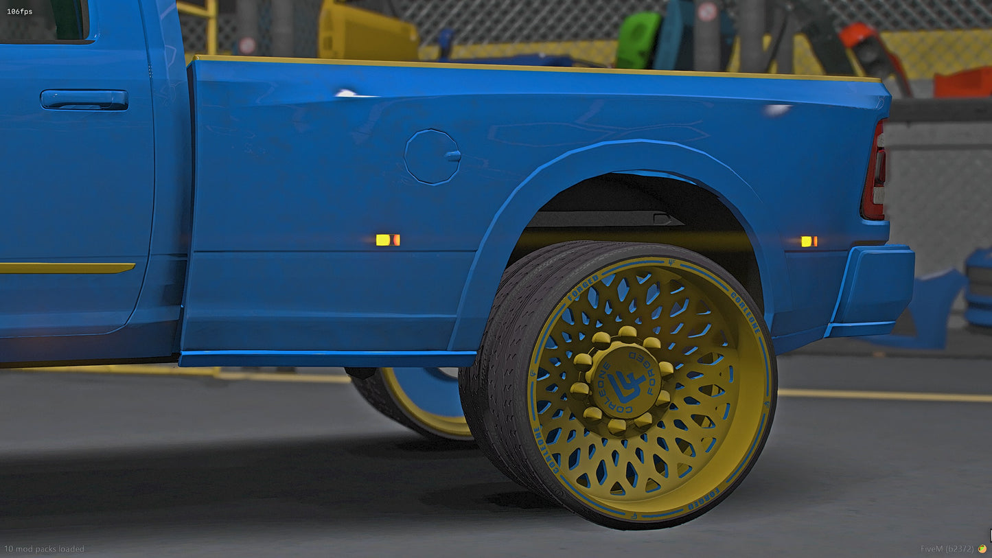 2020 Ram 3500 Dually Custom on 32" Corleone Forged Rims