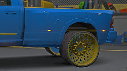 2020 Ram 3500 Dually Custom on 32" Corleone Forged Rims