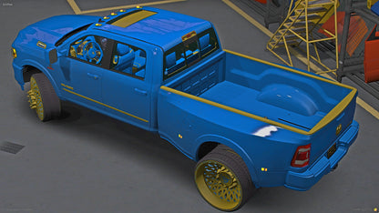 2020 Ram Dually & Gooseneck Rim Matched Corleone Forged Trailer Pack