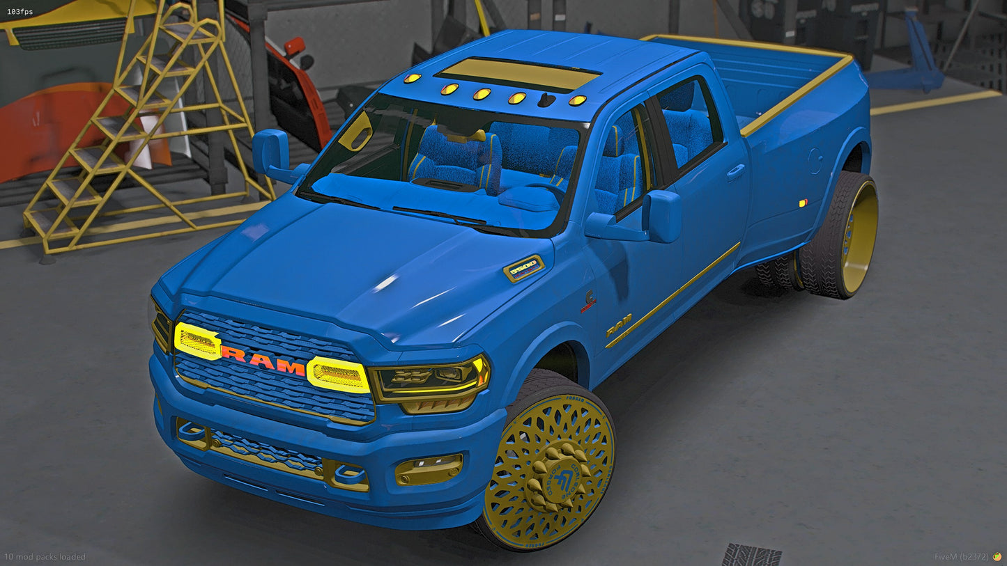 2020 Ram 3500 Dually Custom on 32" Corleone Forged Rims