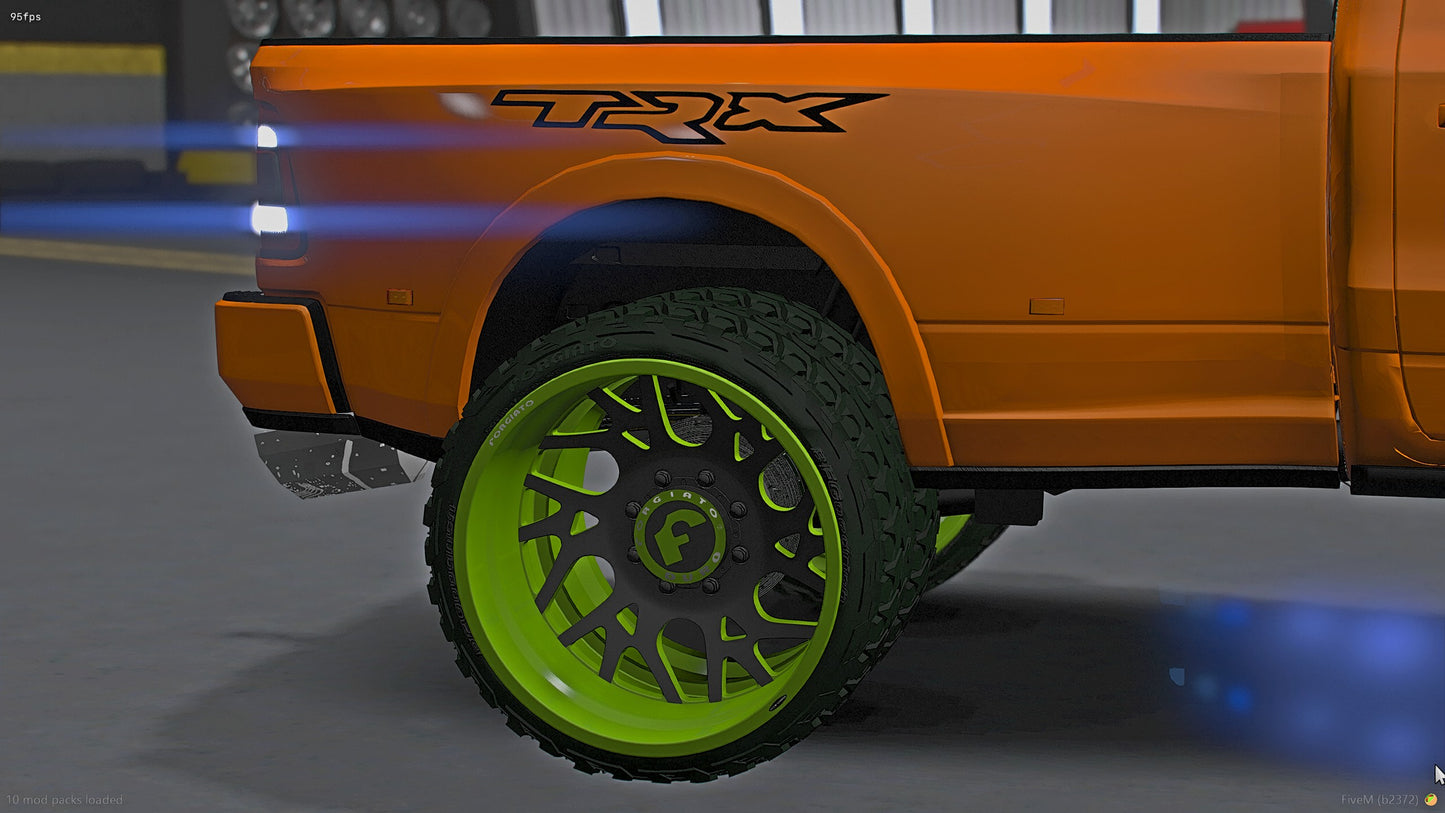 2021 Ram TRX Dually Custom on Twisted Forgiatos