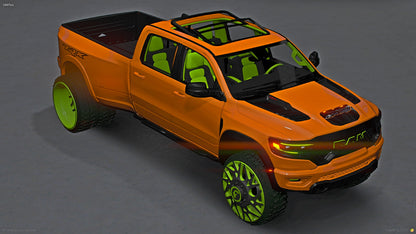 2021 Ram TRX Dually Custom on Twisted Forgiatos