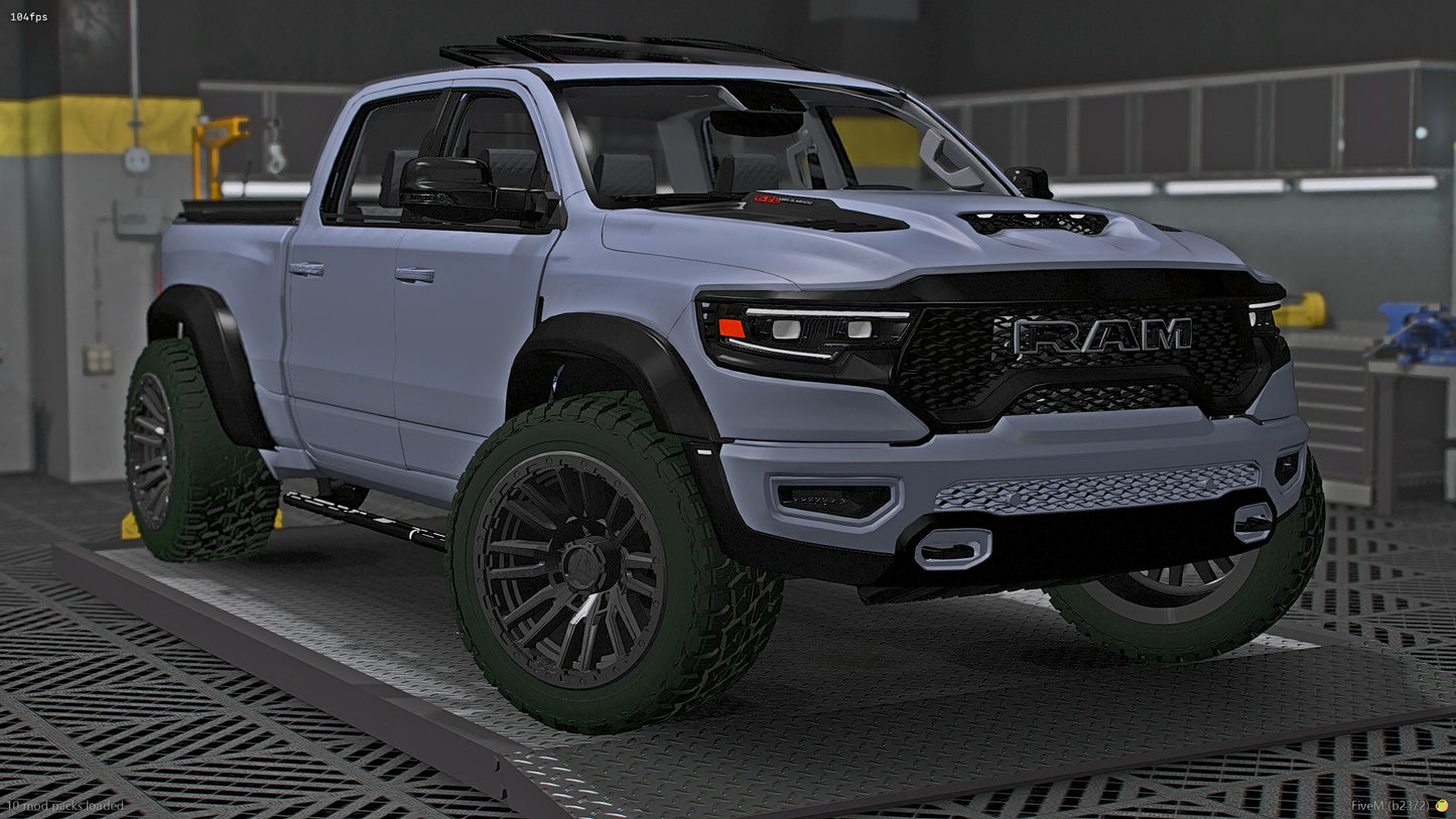 2021 Ram TRX Widebody Offroad Custom on Fuel Offroad Tires