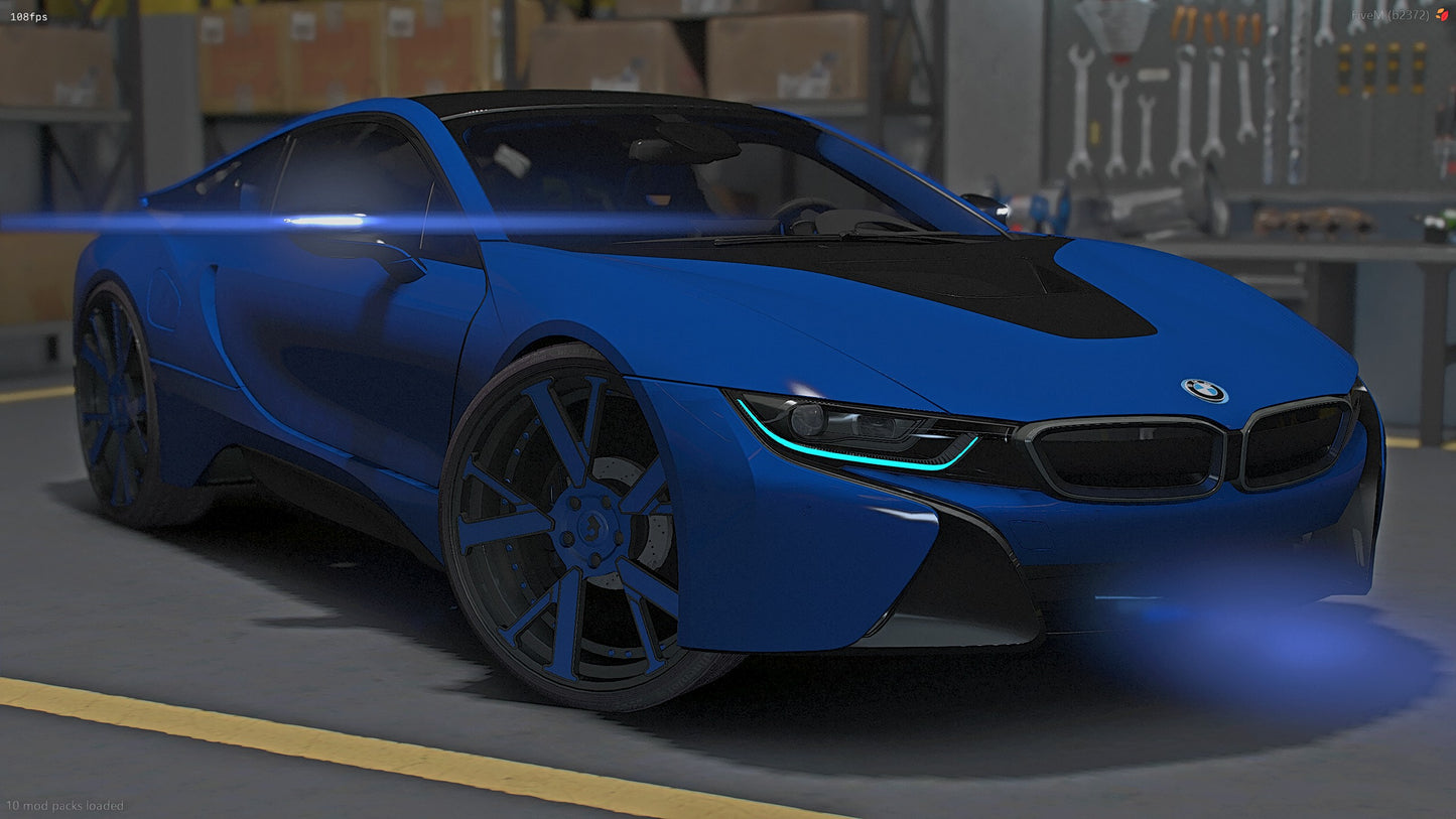 2020 BMW i8 on 24"/26" Forgi Vlone