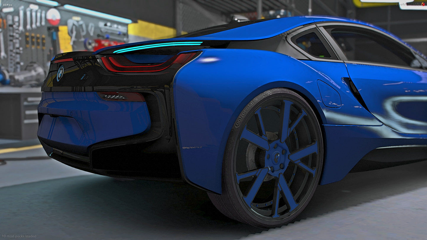 2020 BMW i8 on 24"/26" Forgi Vlone