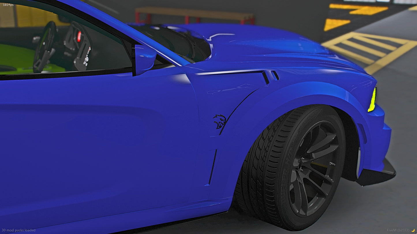 2014 Dodge Charger SRT Hellcat Widebody 4k Customs