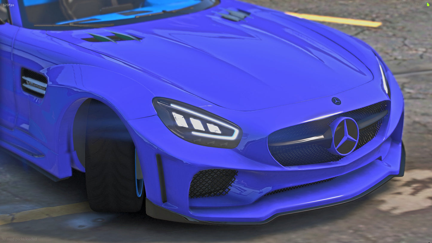 2020 Mercedes AMG GTS Prokop Widebody Carbon Body & Paint Body Pack