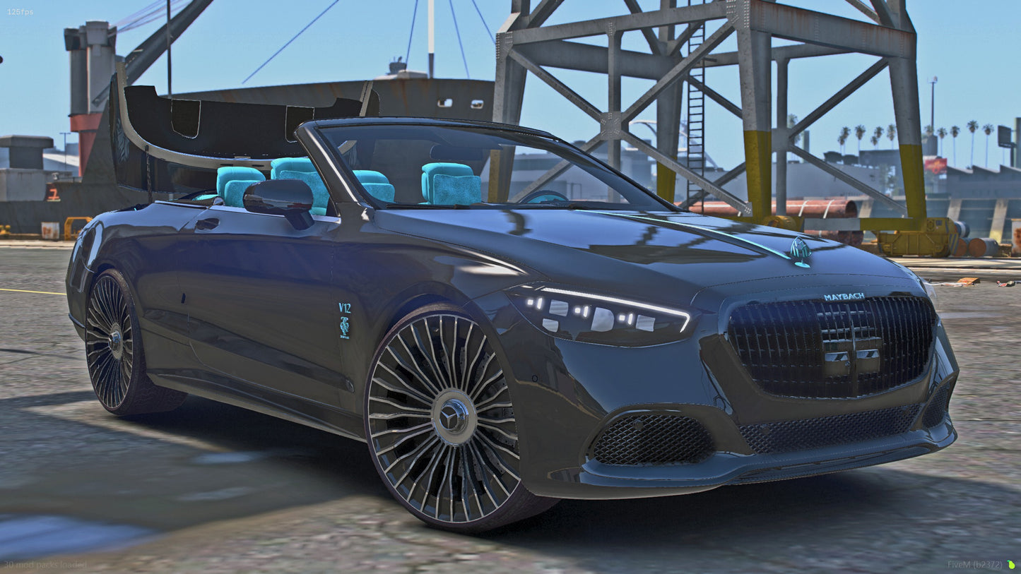 2024 Mercedes-Maybach S680 2 Door Convertible Tiffany Edition