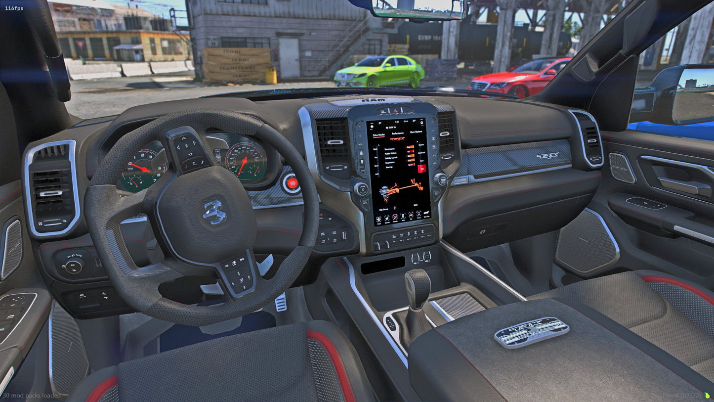 2021 Ram TRX Hellram Carbon Body