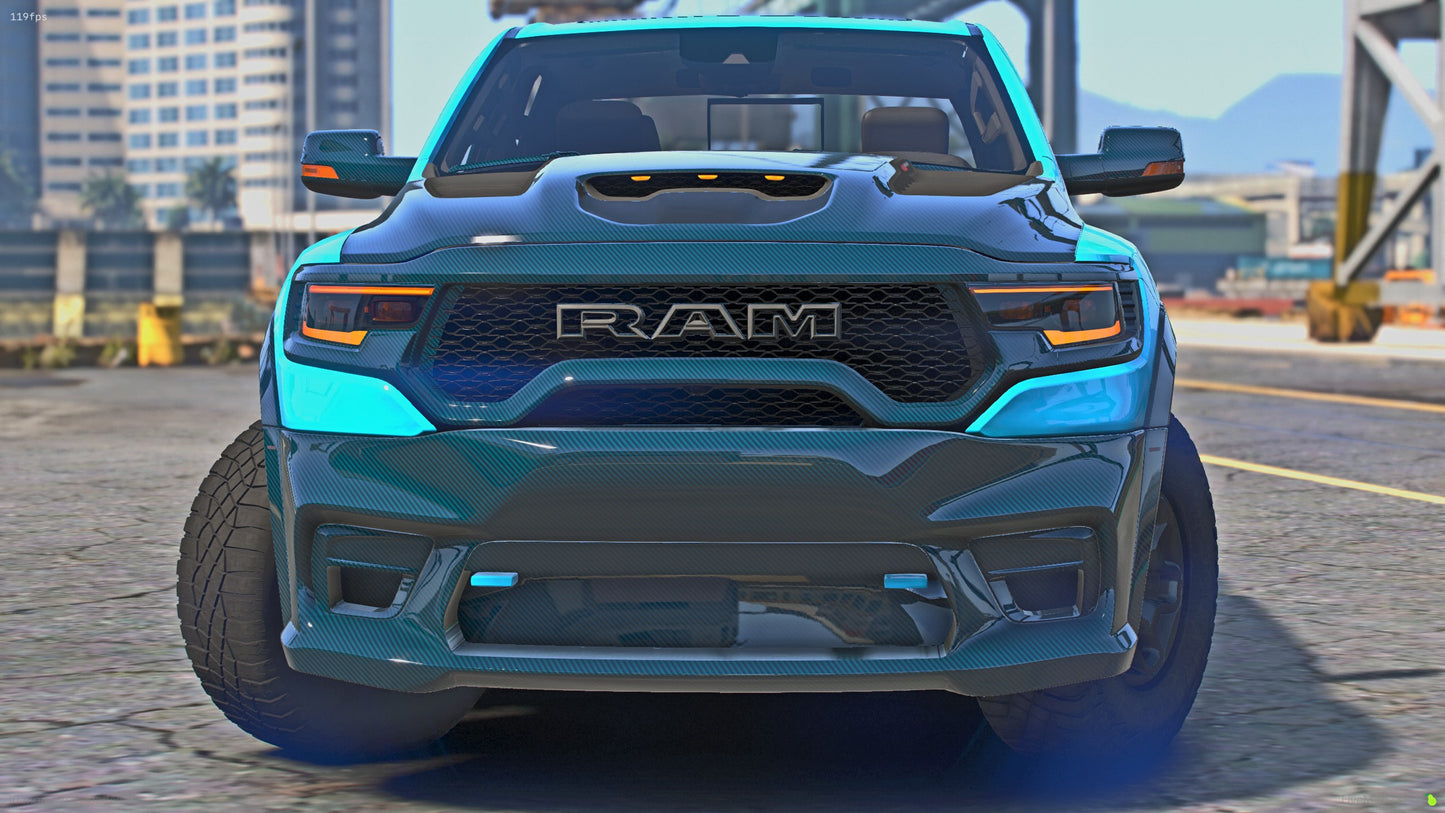 2021 Ram TRX Hellram Carbon Body