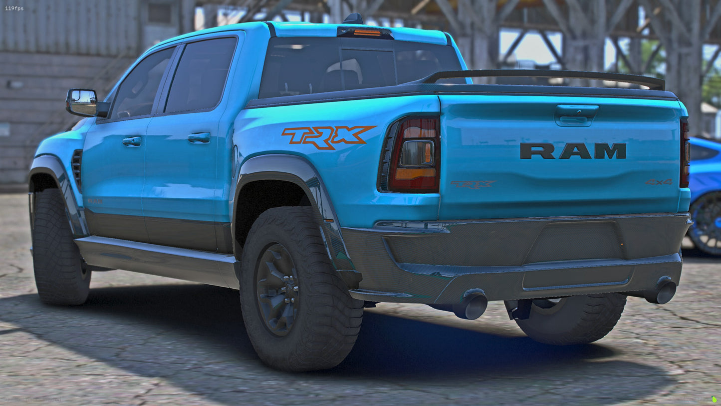 2021 Ram TRX Hellram Carbon Body