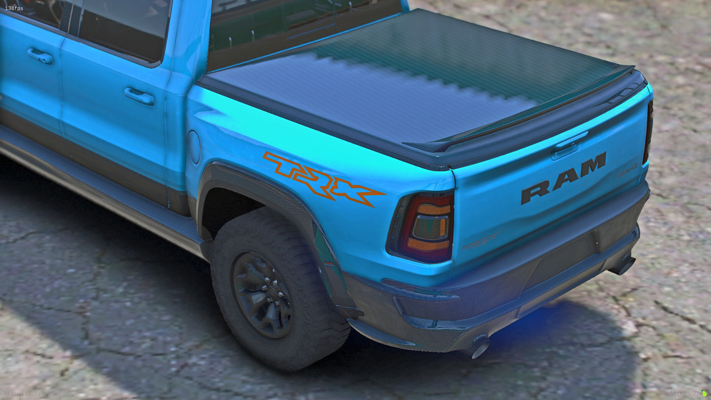 2021 Ram TRX Hellram Carbon Body