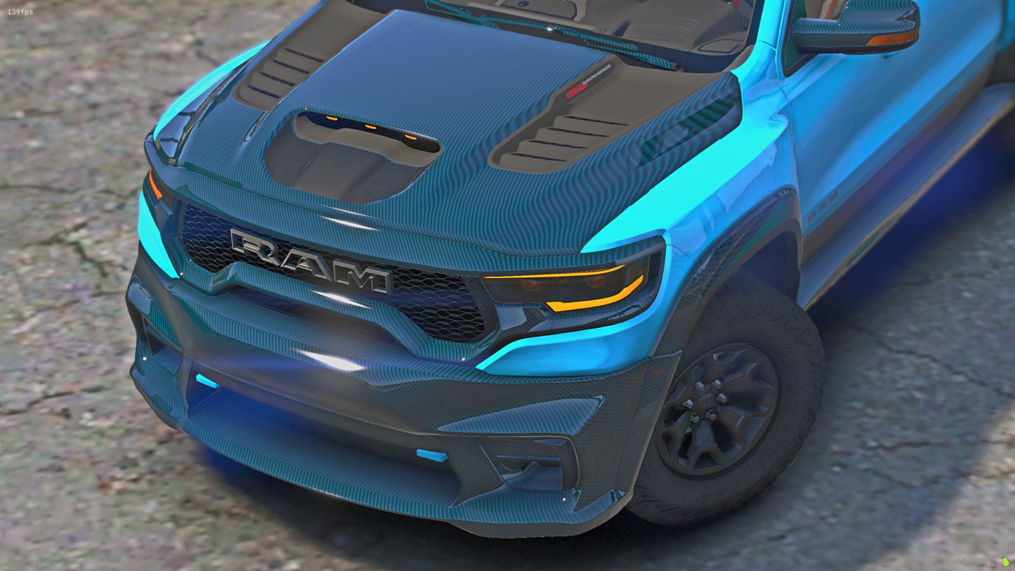 2021 Ram TRX Hellram Carbon Body