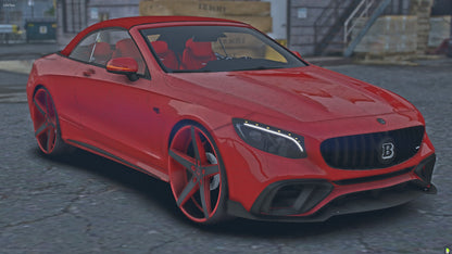 2019 Mercedes-Brabus S900 V12 Convertible on 28s Lexanis