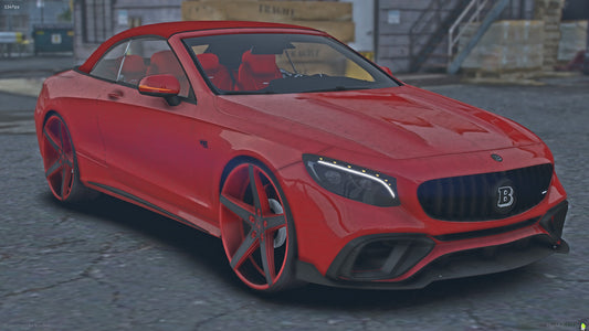 2019 Mercedes-Brabus S900 V12 Convertible on 28s Lexanis