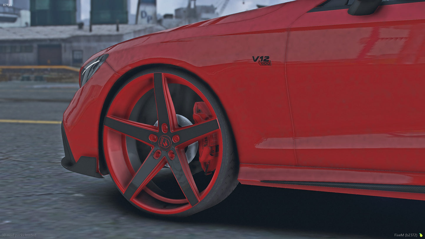 2019 Mercedes-Brabus S900 V12 Convertible on 28s Lexanis