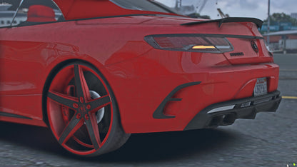 2019 Mercedes-Brabus S900 V12 Convertible on 28s Lexanis