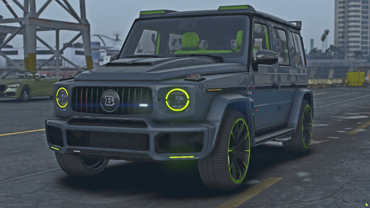 2022 Mercedes-Brabus G63 G800 Black ops