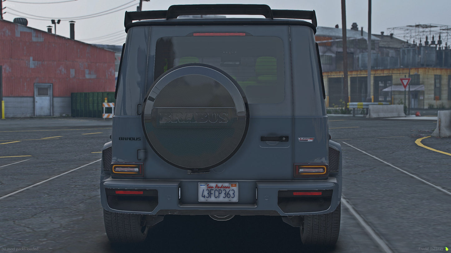 2022 Mercedes-Brabus G63 G800 Black ops