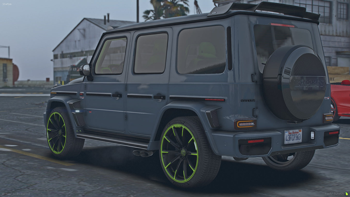 2022 Mercedes-Brabus G63 G800 Black ops