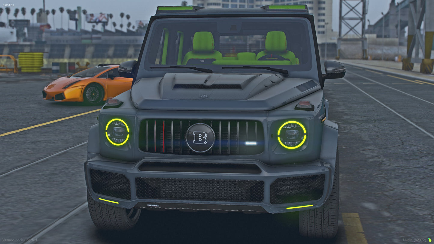 2022 Mercedes-Brabus G63 G800 Black ops