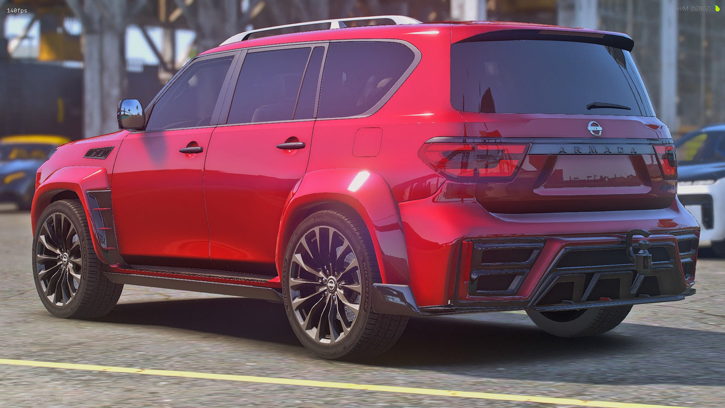 2021 Nissan Armada Black Hawk Widebody