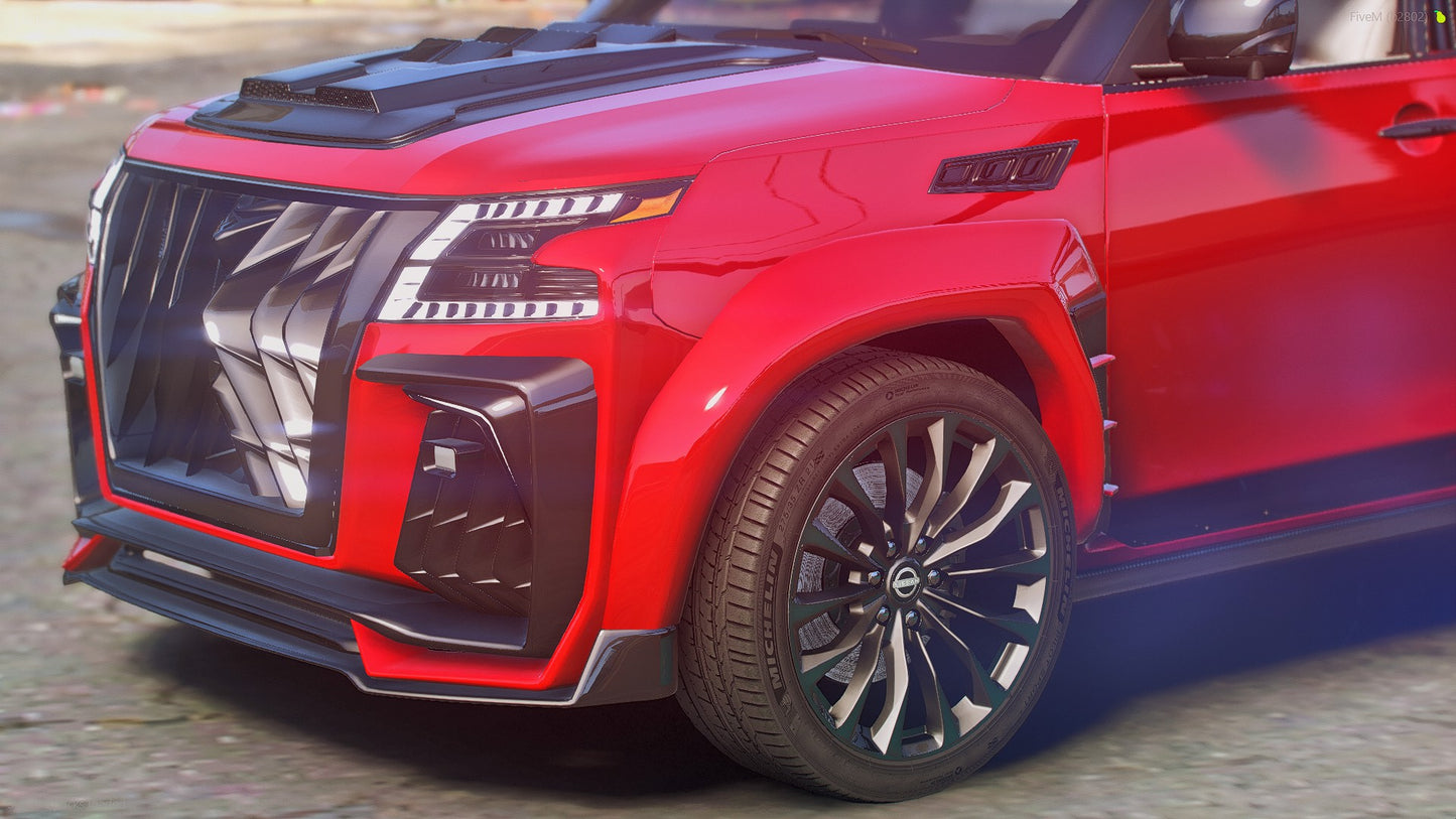 2021 Nissan Armada Black Hawk Widebody